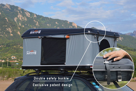 Tente de toit de voiture à voile solaire à couche unique pour le divertissement en plein air