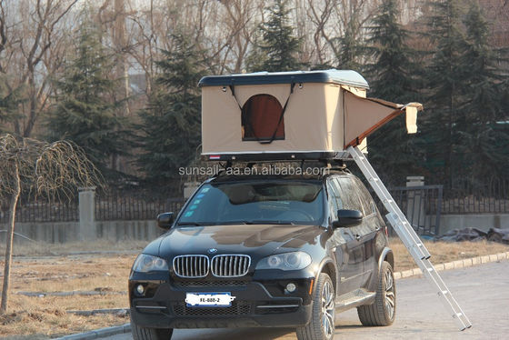 Tente de toit automatique en fibre de verre à coque dure pour le camping imperméable Confortable