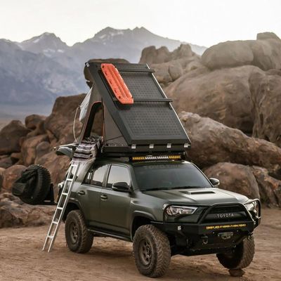 Tente de toit tout-terrain avec structure en aluminium à haute résistance et indice d'étanchéité