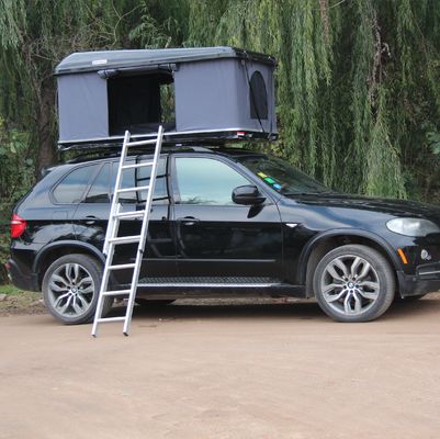 Tente de toit de voiture grise pour véhicule Diy 4 personnes Camping Surface 2,4 mètres carrés