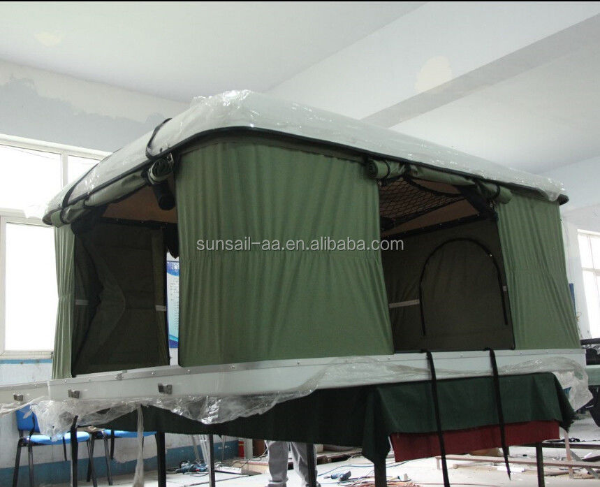 Tente sur le toit de voiture à coque dure Déploiement Taille 214*145*95cm Camping Coche Tienda De Auto Techo