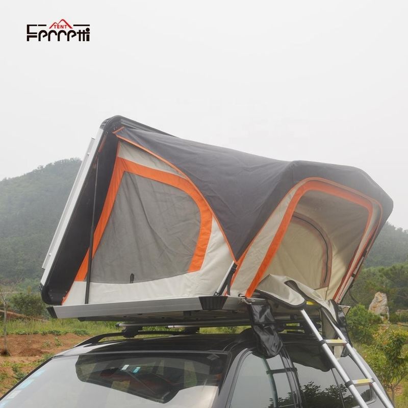 Top Rack Pure Aluminium Remplaçable à l' Air Tente de toit pour 4x4 voitures Gris Une chambre