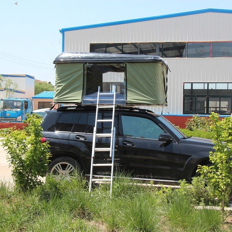 Boîte de tente à coque dure à double couche à ouverture automatique rapide pour les zones froides ou hivernales